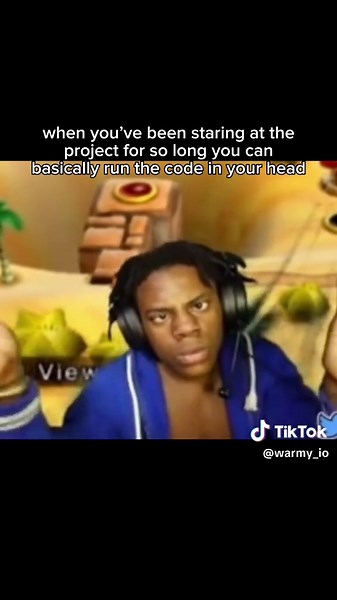 when you've been staring at the project for so long you can basically run the code in your head #code #developer #programming #computerscience #ishowspeed