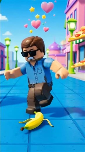 When Your Roblox Avatar Has a BAD Day 🍌😱 #Shorts #gaming #roblox