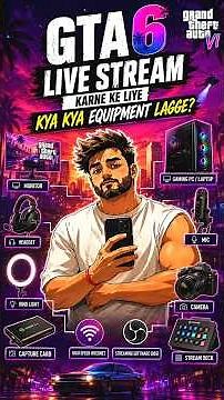 GTA 6 Live Stream Setup Guide 2026 | Complete Equipment List for PS5 & PC Gamers