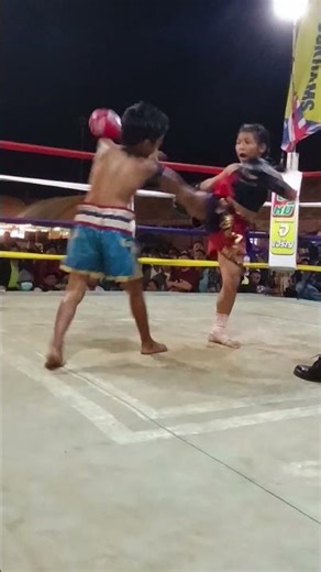 มวยหญิง Vs มวยชาย #muaythai #มวยไทย