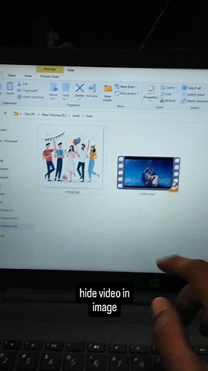 652K views · 7.3K reactions | how to hide a video in an image #video #reels #hide #image #7zip #tech #hack #teaching #teaching #funny #technology #weebookie | Ankit Pundir | Facebook