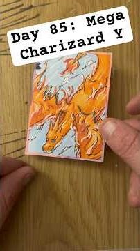 Day 86: Mega Charizard Y #pokemoncards #charizard #art