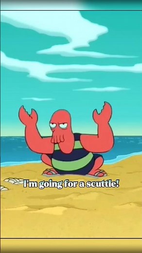 Futurama: Dr Zoidberg goes for a scuttle... 🌊🦀