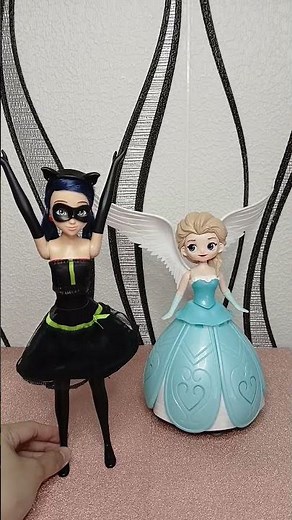 Amazing transforming miraculous ladybug 🐞 and Frozen Elsa