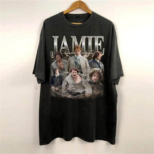 Graphic Jamie Fraser Outlander Vintage 90s Bootleg T-shirt, Jamie Tshirt Jamie Fraser Sweatshirt Outlander Shirt Fictional Character Hoodie - Etsy