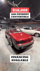 2.2K views · 12 reactions | 1990 FOXBODY Convertible FOR SALE‼️ Link in bio for financing!!! | Bob Evans Classics | Facebook