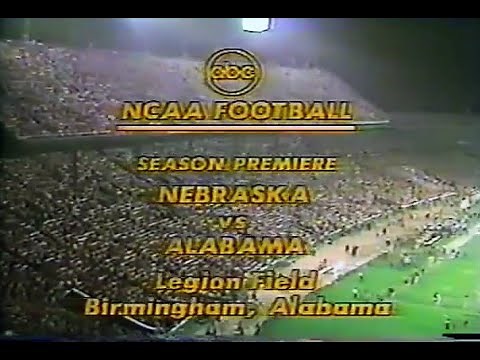 1978 #10 Nebraska @ #1 Alabama No Huddle