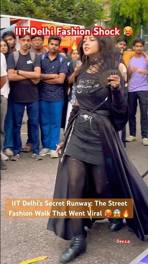 IIT Delhi Fashion Shock: Inside the Wildest College Runway #iitdelhi #iit #fashion #fashiontrends