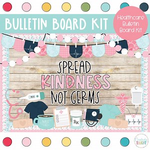 Healthcare Bulletin Board Kit: Nurse Office Decor (digital Download) - Etsy