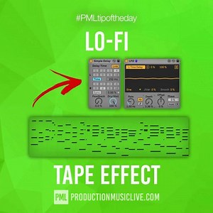 Lo-Fi sounds and effects are everywhere these days - not only in hip hop tracks. That might be a reason why we are getting a lot of requests doing more little tutorials on how to create certain sounds.⁣ One things that got asked for very often was „how can we add a tape or vinyl feel to our tracks“.⁣ ⁣ As always there are numerous ways on doing that. But if you don’t happen to have an old tape machine at home or some other analog gear to run your digital sounds through you can still get amazing 