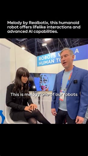 Artificial Intelligence & Technology on Instagram: "Melody is a life-sized humanoid AI robot developed by Realbotix, designed as a companion for social interaction and to combat loneliness. Key features include a highly realistic and expressive face with modular design for customization, eye-tracking and object recognition technology, and advanced motor technology for fluid movement. Melody is also designed to be portable, with the ability to be disassembled and reassembled easily. Media: Realbo