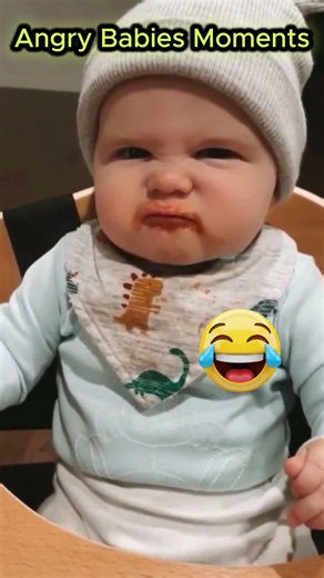 Angry baby Moments hahahahaha