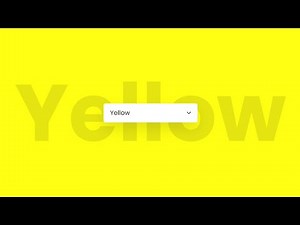 Change Background Color with Dropdown Menu using CSS & Javascript