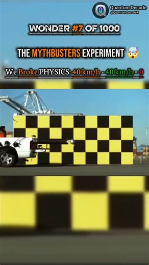 We Broke Physics: 40 km/h - 40 km/h = 0 🤯 [ The MythBusters Experiment ]