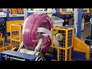 fhopepack hose coil packing machine and pipe wrapping machinery