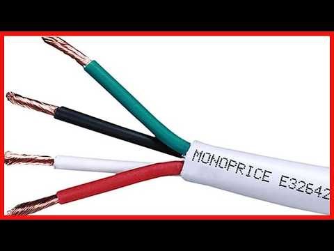 Monoprice Oxygen-Free Copper Speaker Wire: Clear Sound, Safe Installation