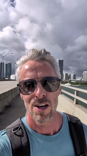 Walking to Miami Cruise Port