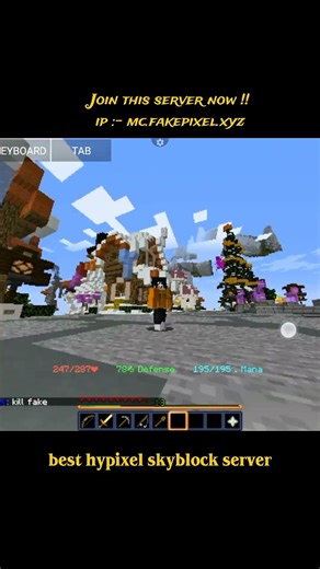 join the fakepixel server now to convert your dream of playing hypixel skyblock into reality ! #mc