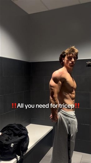 Only two triceps movements you need