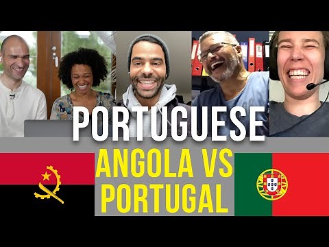 Angolan Portuguese VS Portuguese from Portugal [EN & PT Subtitles]