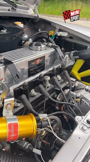 Take a peek under the bonnet of our latest restoration! With a top-of-the-line Mini Sport Engine, this Mini is sure to turn heads. Stay tuned for the full reveal - @minisportltd🌟 #minisportltd #classicmini #restoredmini #engine #miniengine | Mini Sport Ltd