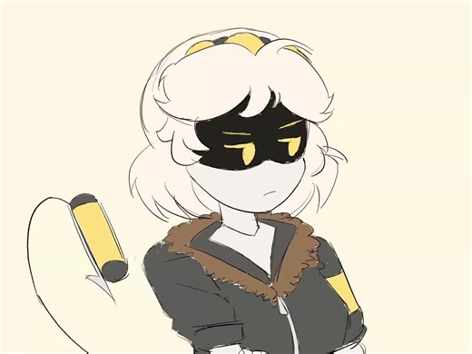 Animation Test: Your V's Pogchamp in Krita