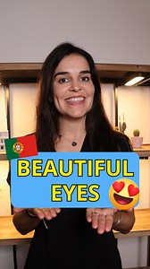 1.5K views · 149 reactions | This is how you say to someone in Portuguese: "You have beautiful eyes!" Tag someone who has beautiful eyes in the comments.  | Mia Esmeriz Academy - Learn European Portuguese Online | Facebook