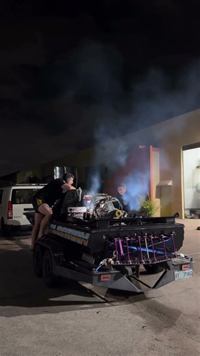 Flames on start up for BAD Alsatian 🔥🔥🔥🔥🚀🚀🚀🚀