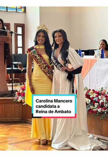 Carolina Mancero: Primera Candidata a Reina de Ambato 2026