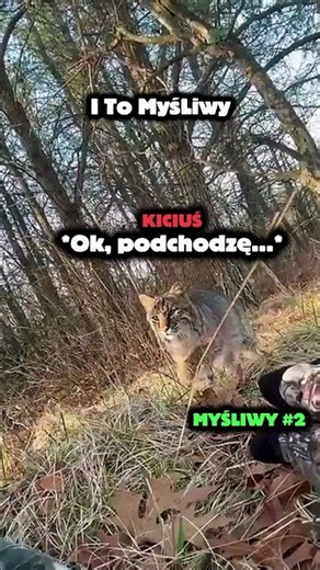 Myśliwy nagle znalazł się po drugiej stronie