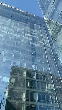 High rise Window Cleaning Robot. Plecobot