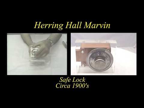 Herring Hall Marvin Safe Lock Circa 1900