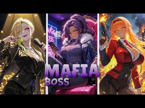 Brawler as anime Mafia Boss 