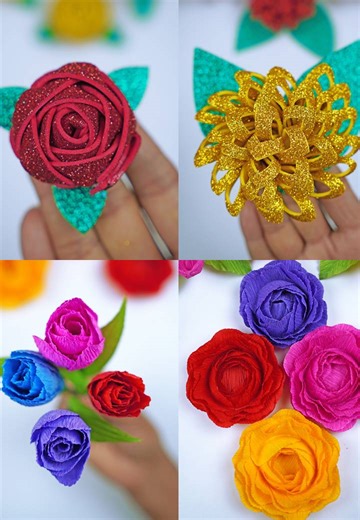22K views · 214 reactions | 5 Easy Paper Craft Ideas - DIY Handmade Crafts For Home Decorations #DIY #crafts #papercraft #handmade #homedecor | Creative Art & Craft Ideas | Facebook