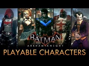 Don't want to play as Batman? The Batman: Arkham Knight - Playable Characters Mod for Free Roam is now out.