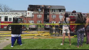 Man jumps from third floor window to escape apartment fire