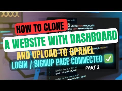 How To Clone A Website:How to copy a website and upload to cpanel | step-by-step guide
