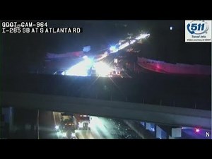 Wreck stalls traffic on both sides of I-285 at South Atlanta Road