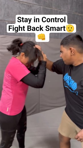 self defense hair grab #selfdefense #shortsfeed #india #ytshorts #trending #mma #viral #kravmaga