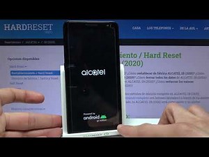 Cómo formatear ALCATEL 1B - borrar todo y quitar el bloqueo