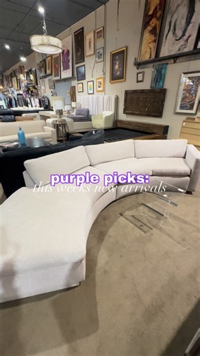 The Purple Chandelier | Las Vegas Luxury Consignment Store on Instagram: "💜 This Week’s Purple Picks! 💜✨ A fresh round-up of our favorite new arrivals — from stunning furniture to décor, artwork, designer pieces, and more. If you love unique finds and luxury for less, this is your weekly dose of TPC magic. Everything you see here is on the floor right now… and with how fast things move at The Purple Chandelier, you already know: if you love it, grab it. 😉 #ThePurpleChandelier #PurplePicks #Ne