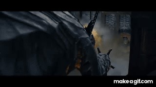 LOTR The Return of the King - Breaking the Gate of Gondor (The Siege of Gondor Part 4) on Make a GIF
