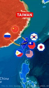 What Happens If China Attacks Taiwan ?? 🔥🇨🇳🇹🇼 #china #taiwan #maps #politics #usa #russia | Geography Explained