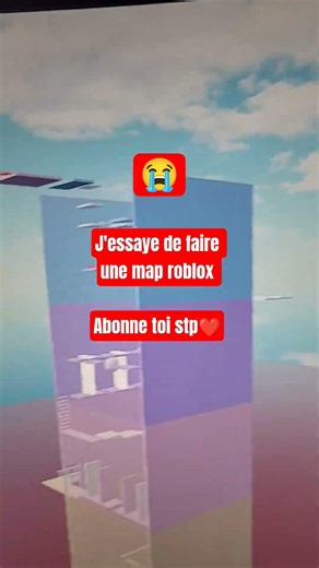 J'essai de faire une map roblox 😭. Donne moi des conseils en com❤️ #roblox #robloxmap #smallyoutuber