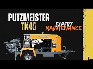 Advanced Technology in the Putzmeister TK40 🔋📡#1990