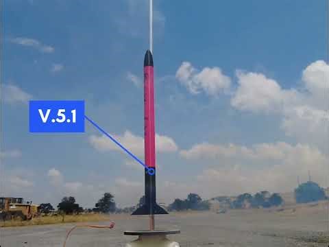 3D Printed Model Rocket Test