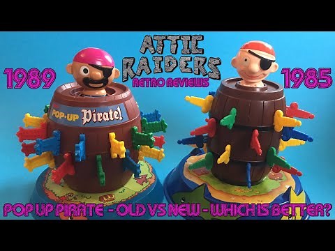 Pop Up Pirate - Is it random? What's inside? How does it work? Vintage Board Game Comparison