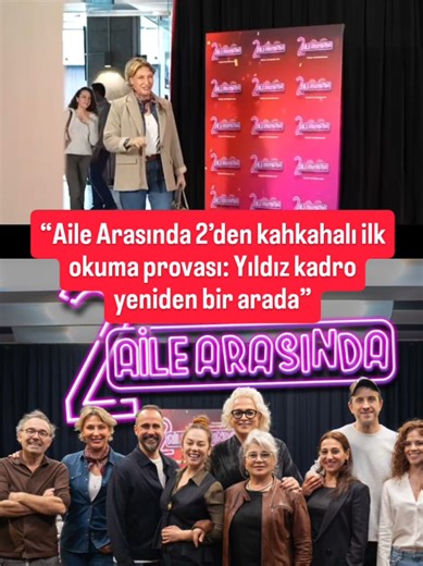 Aile Arasında 2 ”dan kahkahalı ilk okuma provası: Yıldız kadro yeniden bir arada #t #magazin #gülsebirsel #komedi #demetevgar BKM yapımcılığında hazırlanan filmin senaryosunu Gülse Birsel kaleme alırken, yönetmen koltuğunda Ozan Açıktan oturuyor. Prova sırasında oyuncuların enerjisi ve neşesi dikkat çekti. Okuma provasına Demet Evgar, Engin Günaydın, Ayta Sözeri, Devrim Yakut, Fatih Artman, Derya Karadaş, Devin Özgür Çınar, Şevket Çoruh, Deniz Hamzaoğlu, Su Kutlu, Ünal Yeter ile kadroya yeni kat