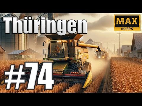 FS22 - Thuringen x16 | Sorghum Gold: Full-Scale Harvest Operations Commence! | #74 Music//Radio