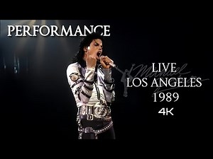 Michael Jackson - Live At Los Angeles, 89' | Perfomance 4K Remaster